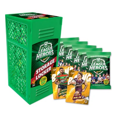2026 NRL League Heroes Blaster Storage Locker - PRE ORDER - SHIPPING FROM APPROXIMATELY 26TH FEBRUARY
