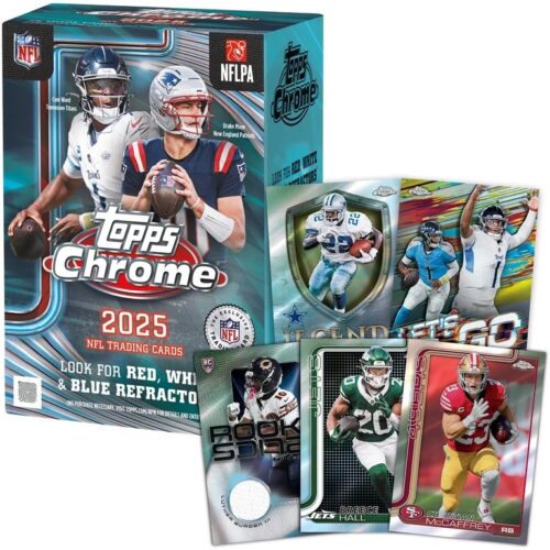 2025 Topps Chrome Football Blaster Box