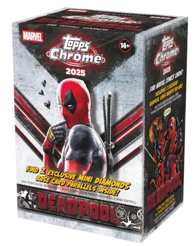 2025 TOPPS CHROME MARVEL DEADPOOL BLASTER BOX