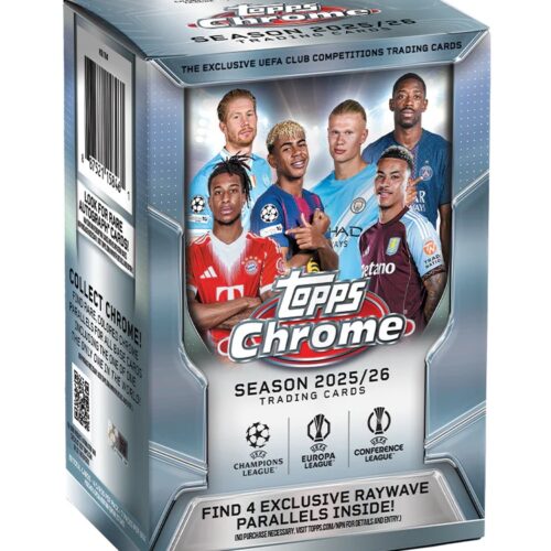 2025-26 Topps Chrome UEFA Club Competitions Blaster / Value Box