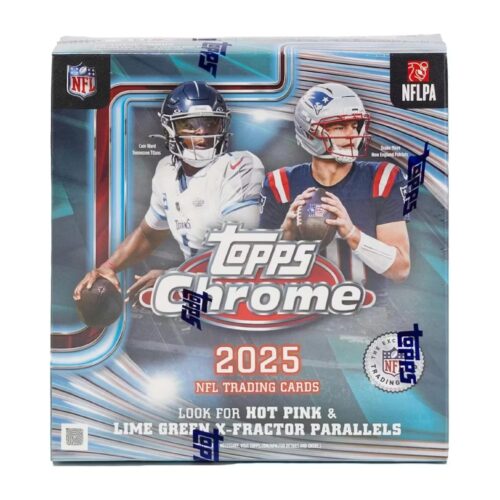 2025 Topps Chrome NFL Mega  Football Box