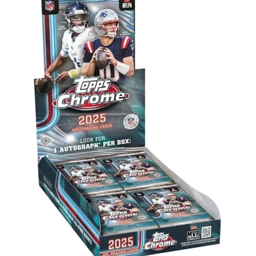 2025 Topps Chrome NFL Football Hobby Box