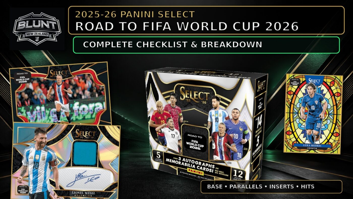 2025-26 Panini Select Road to FIFA World Cup 2026 complete checklist and breakdown