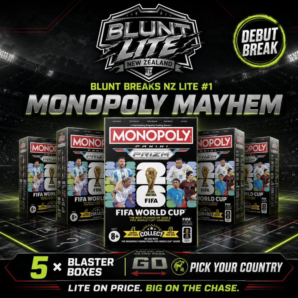 Blunt Breaks NZ LITE #1 – 2026 Prizm FIFA World Cup Monopoly | 5 Blaster PYT