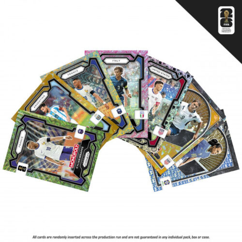 Example Monopoly Panini Prizm FIFA World Cup player cards